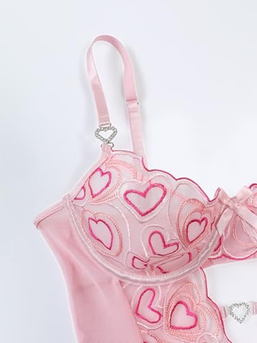Image of Foxiny Sexy Lingerie Set 3 Piece Women Corset Bodysuit