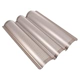 GALPADA Praktische Geschlitzte Brotbackform aus Antihaft Material Backblech für Französisches Brot und Vollkornbrot Backform für Täglichen Gebrauch