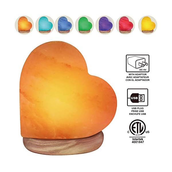  ES-944AC-Himalayan-Pink-Heart-Shaped-Hand-Crafted-Night-Light-with-Wood-Base-USB-Salt-Lamp