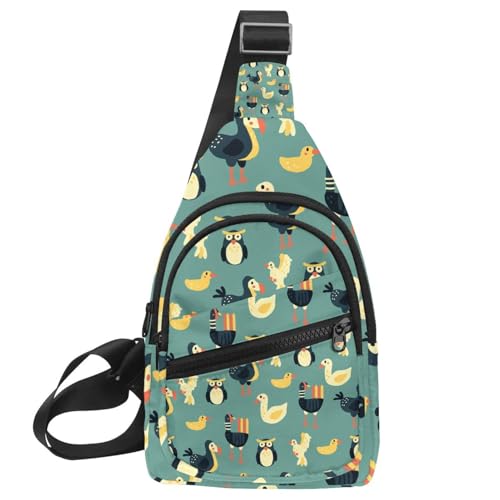 Sac à bandoulière pour homme et femme, la solution mains libres au motif léopard