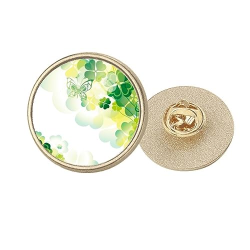 Broche trèfle dorée Saint-Patrick, le cadeau idéal pour célébrer la chance