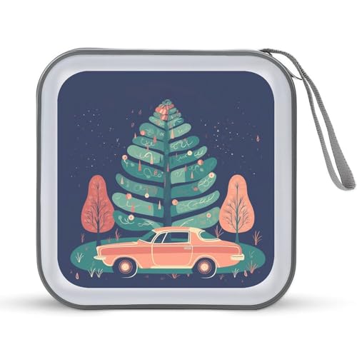Étui à CD rigide pour 40 DVD avec motif géométrique moderne