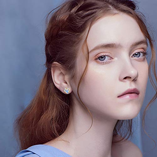 POPKIMI Birthday Gifts for Silver Earrings Sterling Silver Stud Earrings Promise Jewelry Gifts for Women2