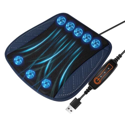 Amazon | クーラーシート 送風シートクッション USB充電式 送風ファン