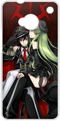 MeowStore Japanese Cartoon Code Geass Lelouch Lamperouge C.C HTC ONE M7 Case Cover Phone Case Shells White