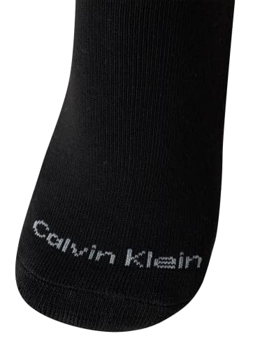 Calvin Klein Women's Athletic Sock - Cushion Quarter Cut Ankle Socks (6 Pack), Size 4-10, Black #TOP4