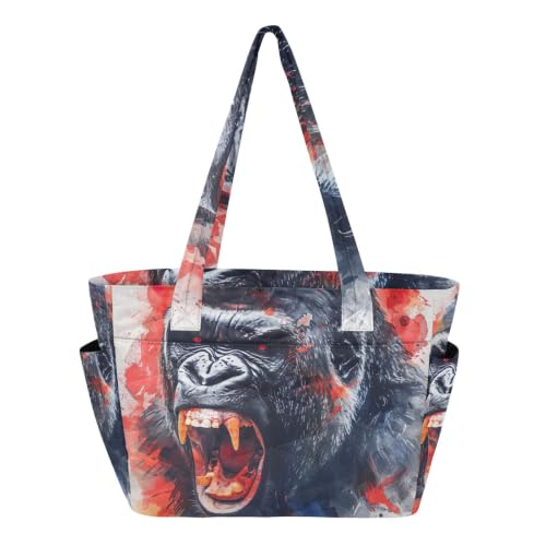 Bolsa de mano cómoda Gorilla: di adiós al peso con este bolso de trabajo con cremallera