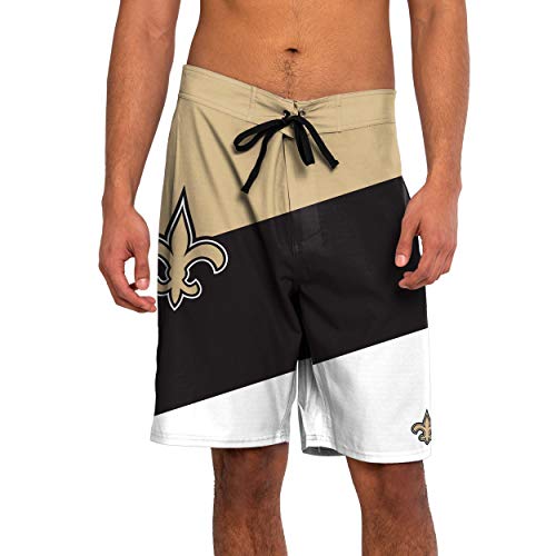 Image of FOCO Mens NFL Team Logo Color Dive Swim Boardshorts