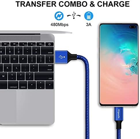 etguuds 4ft USB A to USB C Cable, 2Pack Fast Charging Cord Type C Charger — view 2