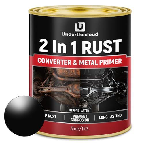 2 in 1 Rust Converter & Metal Primer, (35 oz）Ultra Automotive Heat-Stable Rust Reformer & Rust