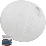 Chaise De Boule Assise pour Le Bureau Et La Maison, Chaise De Bureau De Boule De Yoga, avec Housse pour L'équilibre, La Stabilité Et La Forme Physique, Siège De Boule d'exercice 5,55CM