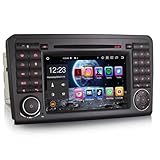 ✪【Compatibilité】Autoradio carplay pour Mercedes Benz Classe ML W164 2005-2012 (ML300/ML350/ML450/ML500), Mercedes Benz Classe GL X164 2005-2012 (GL320/GL350/GL450/GL500). La taille du panneau avant de l'autoradio est de 270mm (largeur supérieure)*140mm (hauteur)*258mm (largeur inférieure). Comparez-la avec votre tableau de bord ou autoradio d'origine avant l'achat pour éviter toute erreur.