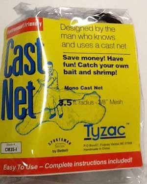 Betts Cast Net Mono 3/8" 31/2' Radius