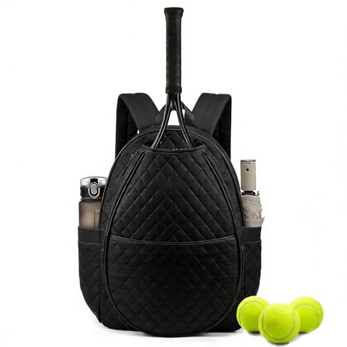 Wcmxdg Bolsas de Pickleball para Mujer, Impermeables, de Gran Capacidad, portátiles, de Paleta de Pickleball con Compartimento, para Raqueta de Tenis, Equipo de Pelota, Partido, Deportes