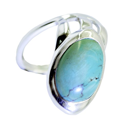 Bague turquoise naturelle pour un style bohème chic lors de vos sorties estivales