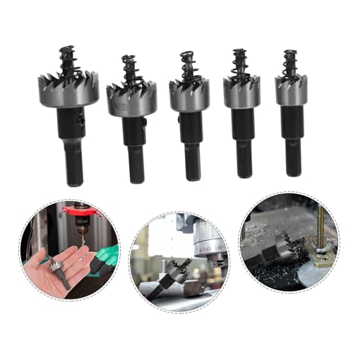 VILLCASE Set de brocas para metal y acero inoxidable miniatura 7