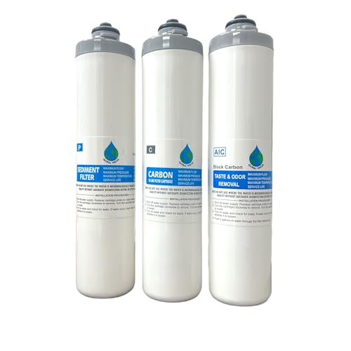 IPW Industries Inc. | GWFILTERS Global Water Replacement Set for Whole House Water Filter – Granular Activated Carbon, Sediment, and Carbon Block Filter Cartridges