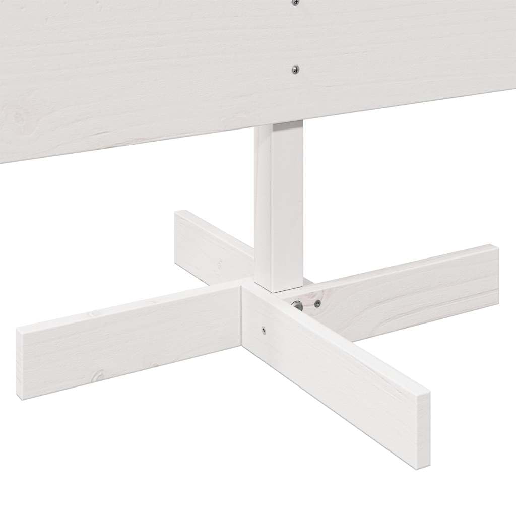 Árbol de Navidad de madera maciza de pino blanco, 150 cm, decoración navideña de madera para decorar con soporte estable, árbol de Navidad rústico de madera natural para un ambiente festivo en el