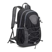 Svapo Mini Camping Backpack Travel Hiking Bag For Men Women Boy Girls Ultralight Outdoor Sport Camping Climbing Small Lightweight Bag(Black)