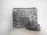  Taschenorganizer, Clutch, Kosmetiktasche, kleine Tasche,grau, Digitaldruck