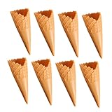 ifundom 8stücke Teiliges Mini Eistüten Modellspielzeug Aus Künstliche Eistüten Für Fotografie Und Vitrinen Adorable Eiscreme Waffeln Für Spielzeug Eisdielen Und Lebensmittelproben