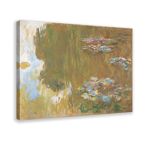 Impression sur toile Monet Water Lily Pond décor de bureau zen