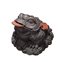 Amazon.co.jp: 銭蛙 金蟾 茶寵 三本脚の蛙 三足蟾 茶の寵 茶宠 茶台の