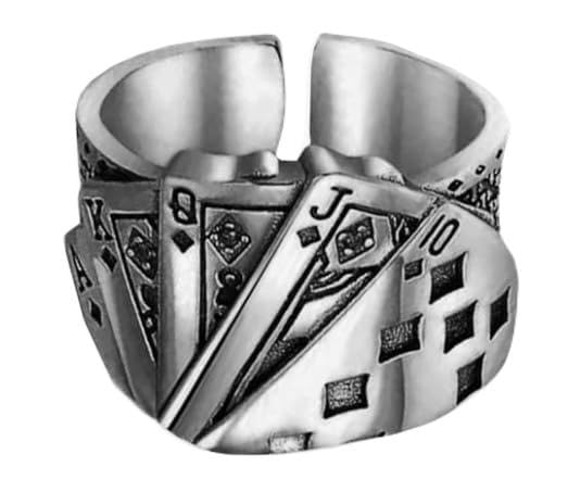Image of Tash Ring for Men | Stylish Adjustable Brass Ring | Trendy Statement Fashion Jewelry