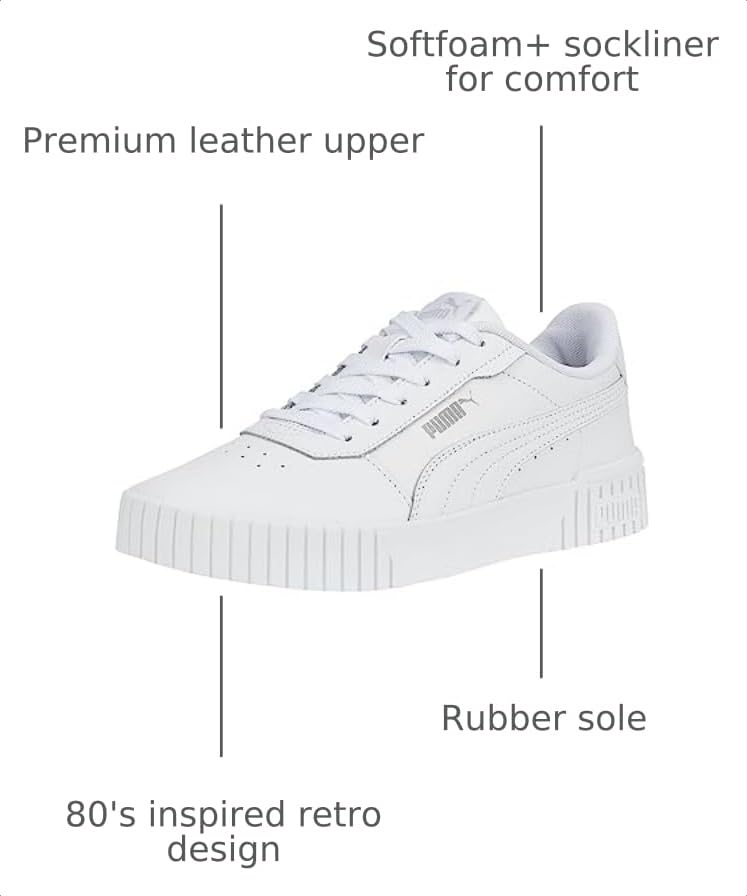 Image of PUMA Women's Carina Leather Sneaker