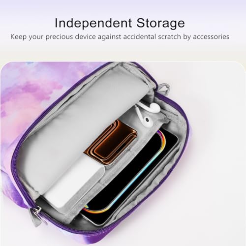 Image of TiMOVO 13 Inch Tablet Sleeve with Shoulder Strap, Purple