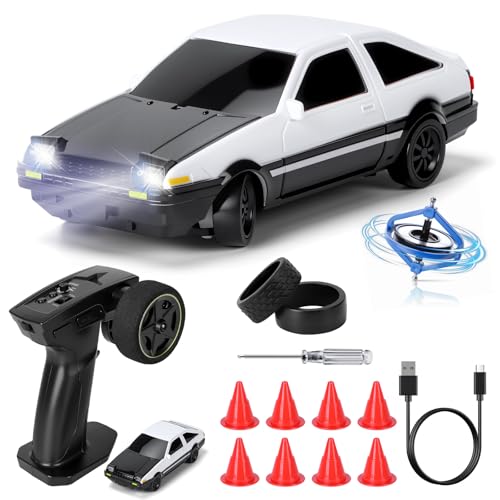 JONRRYIN Coche Teledirigido Drift Pro, 1:43 Mini Drift...