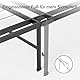 Zinus SmartBase Bett 140x200 cm - Höhe 35 cm - Ideal für ein Gästebett - Stauraum unter dem Bett - Schwarz