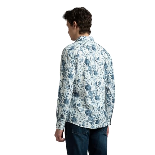 Image of Pepe Jeans Men's Casual Shirt | Trendy Printed Shirt for Men| Regular Fit | Full Sleeve | Available in Plus Size, Cotton