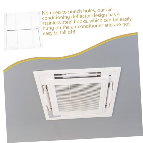 Déflecteur d'air polyvalent avec installation facile pour climatisation centrale