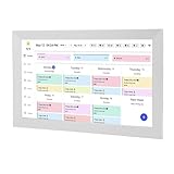 Annadue スマートデジタルカレンダー15.6インチタッチスクリーン、アプリ付きWiFiインタラクティブディスプレイ、デジタルフォトフレームおよびファミリープランナー、1080P HDウォールマウントデスクトップ (US)