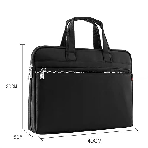 Male Business Briefcase Computer Bag Conference for Carrying Paper Files4