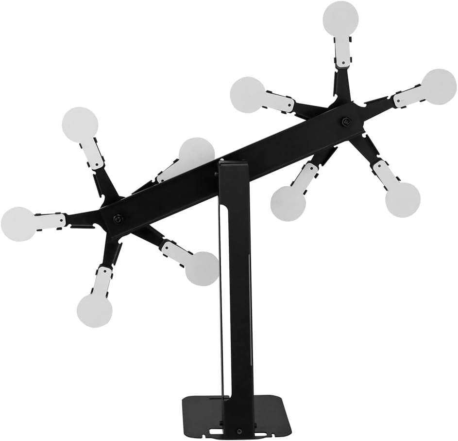 Tactical Training Shooting Target Heavy Duty Alloy Swing Stand Target Arm Five Star Target Paintball Outdoor Hunting Accessories