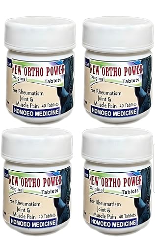Image of Rohit Homoeo New Ortho Power Tablets Ayurvedic NewOrthoPower (12 x 40 Units) Tablets(Pack of 4)