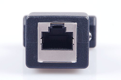 Lm Yn Db9 Rs232 Male Port To Rj45 Female Connector Card Db9 Serial Port Extender To Lan Cat5 Cat6 Rj45 Network Ethernet Cable Adapter #TOP5