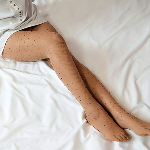 Silverdee Calze a Rete Sexy da Donna con Strass Calze Sexy Calze Reti Calze per Calze Femminili da Donna