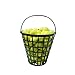 BESPORTBLE Basket Bucket Hollow Basket Basket - up Basket Container Carry Basket Bucket Accessories 1Pc (Green, Can Pack 75Pcs)