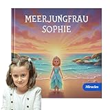 Personalisiertes Kinderbuch mit Foto – Meerjungfrau Abenteuer | Kinderbuch mit Namen | Geschenk Mädchen 2-12 Jahre | 30 Seiten, 20x20cm | In Deutschland gedruckt