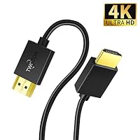 Twozoh HDMI auf HDMI Kabel 3M 2 Stück Dünnes Weiches, Ultra Schlankes und Flexibles HDMI Kabel unterstützt 3D/4K&60Hz/2160P/1080P – Ansicht 6