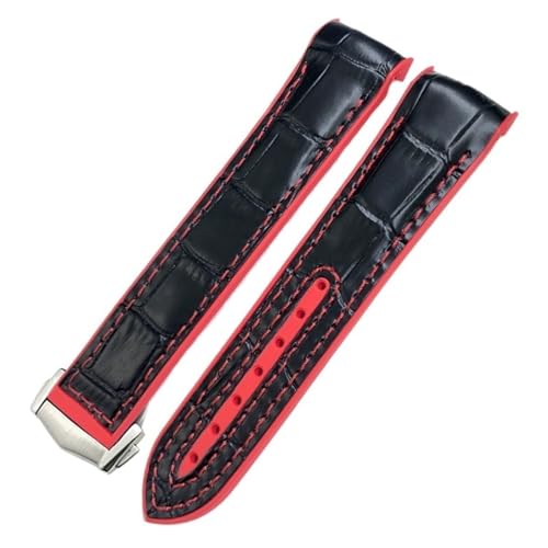 Bracelet montre nylon et cuir 20mm 21mm 22mm de haute qualité pour modèle de sport 300 600