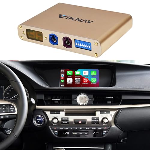 Wired-Wireless Carplay Linux Interface Box for Lexus RX 2016-2019-ES NX 2015-2017-CT 2014-2020-IS 2013-2017-RC 2016-2018 Android Auto GPS Navigation Only Support Original Car Radio Screen