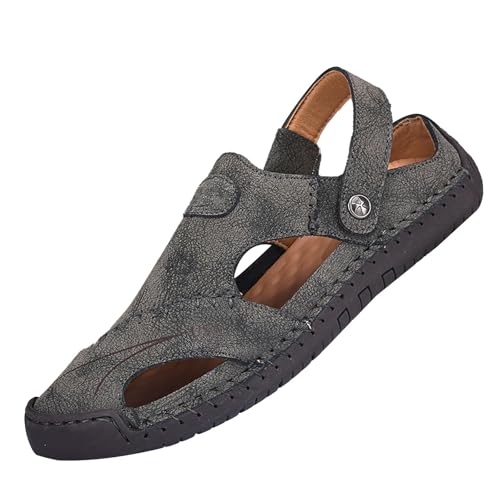 Sandales en cuir pour homme et chaussures d'été pour l'extérieur