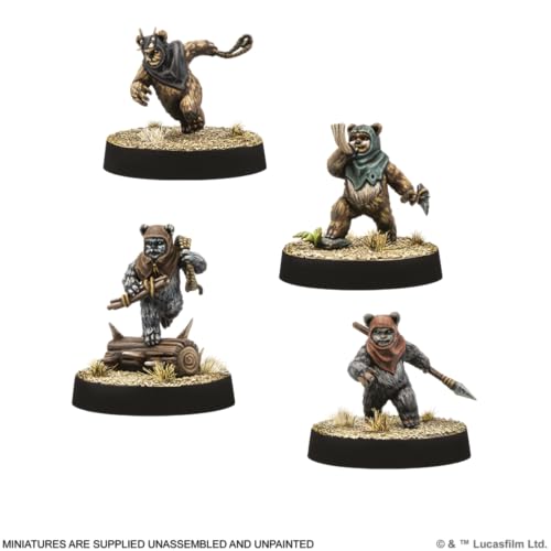 Star Wars: Legion Ewok Warriors - Juego de estrategia tablero miniatura 6