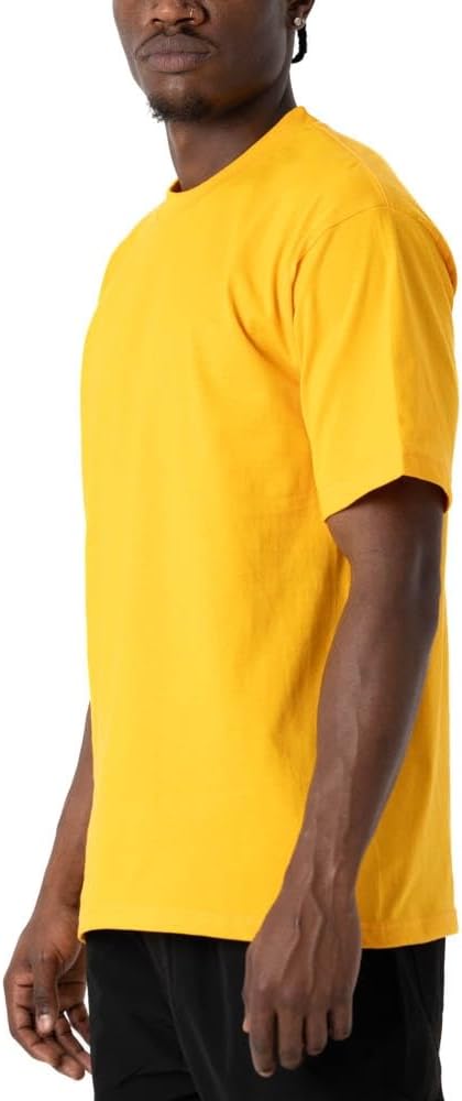 Pro Club Men's Heavyweight Cotton Short Sleeve Crew Neck T-Shirt