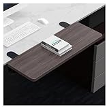 YQQYYDS Rallonge Bureau Ergonomique Extension Table D'ordinateur Support Bras Tiroir À Clavier Pliable, Pince sans Poinçon sur (Size : 21.65In/55cm)