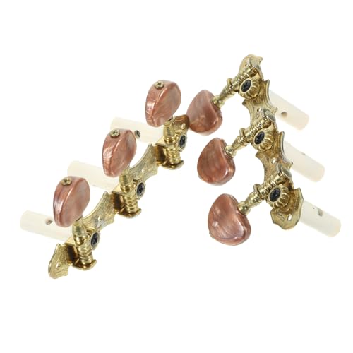 Toddmomy Guitar Tuning Pegs Replacement Kit 2 Rows Electric Guitar Pegs Fine Craftsmanship